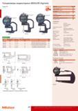 302 Толщиномеры индикаторные Mitutoyo ABSOLUTE Digimatic Серия 547 ABSOLUTE 547-301 547-313 547-315 1 С индикатором ID-C 543-400BS Диапазон измерений мм Разрешение Каталог MITUTOYO 2014 Измерительный инструмент и приборы Стр. 300