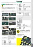 277 Набор инструментов Stahlwille 98 инструментов во вкладышах TCS Tool Control System 7x1/3, 1x2/3 и 1x3/3 вкладышах для 4 ящиков подходит к верстаку № 92KM G, тележкам Каталог STAHLWILLE 2011 Программа профессионального слесарно-монтажного инструмента Стр. 275