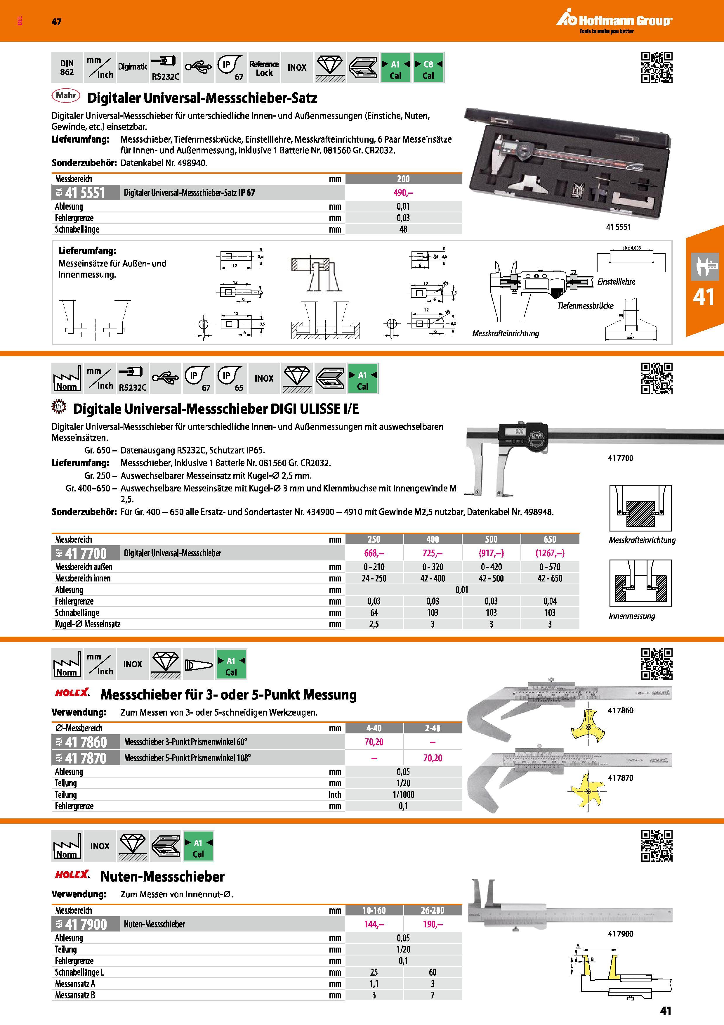 41 DIN Dkpmatic“33 Inch RS232C 862 C%> ( j 67 Reference Lock INOX p-m- Cal m'Y c%> ( T < T /Inch RS232C INOX 67 65 Cal Digitale Universal-Messschieb Каталог HOFFMANN GROUP 2016 Ручной слесарно-монтажный и контрольно-измерительный инструмент и приборы для предприятий машиностроения и мастерских сервисного обслуживания 47 версия издания Стр. 41 DEU