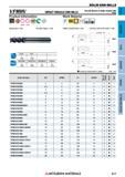 817 Концевые фрезы Mitsubishi Materials по металлу SOLID END MILLS Каталог MITSUBISHI 2018 Инструмент для станков Пластины сменные режущие Фрезы концевые твердосплавные и сборные с СРП Сверла спиральные Резцы токарные Державки Стр. 817