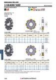 1436 Фрезы Mitsubishi со сменными режущими пластинами INDEXABLE MILLING Каталог MITSUBISHI 2018 Инструмент для станков Пластины сменные режущие Фрезы концевые твердосплавные и сборные с СРП Сверла спиральные Резцы токарные Державки Стр. 1436