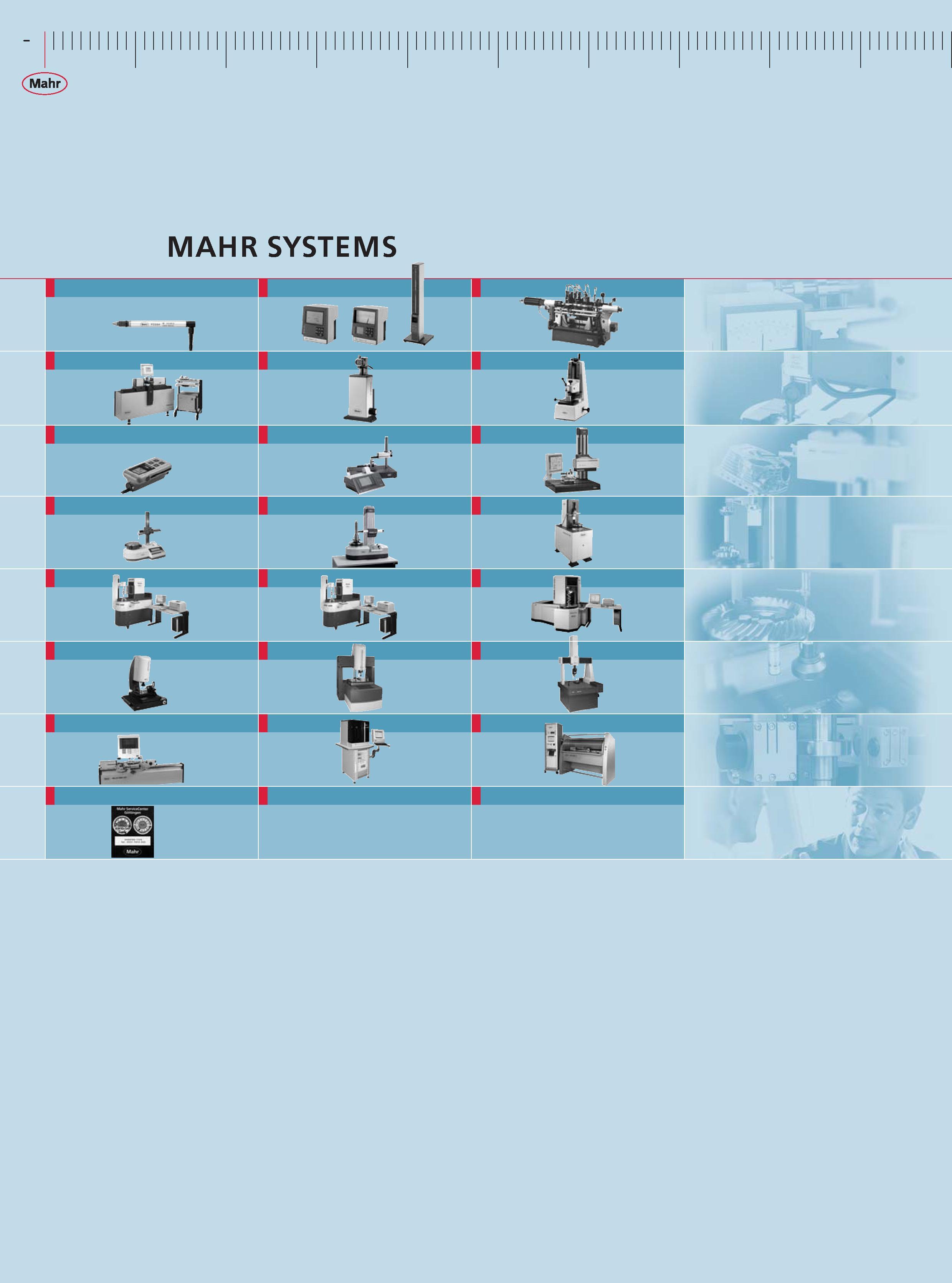 384 MAHR SYSTEMS Каталог MAHR 2007 Линейно-угловые средства измерений Измерительный инструмент и оборудование для предприятий машиностроения Стр.  ENG