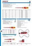 542 GEDORE VDE2163TX VDE SCREWDRIVER for recessed TORX head screws I ndividually tested VDE insulation up to 1000 V acc to EN 60900 IEC 60900 fully insulated b Каталог GEDORE 2014 Профессиональный слесарный инструмент и оборудование Стр. 540 ENG