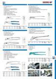 563 GEDORE UNIVERSAL PLIERS 6 settings Acc to DIN ISO 8976 Form B Slim head Forged twin-groove lay-on slip joint and toothed recess Offset gripping faces for s Каталог GEDORE 2014 Профессиональный слесарный инструмент и оборудование Стр. 561 ENG