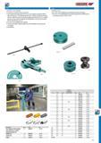 589 GEDORE UNIVERSAL PIPE BENDER Sizes from 6 to 32 mm 0 and 1 8 to 3 4 up to 180 For semi-hard and soft copper pipes EN 1057 up to 22 mm 0 stainless steel pip Каталог GEDORE 2014 Профессиональный слесарный инструмент и оборудование Стр. 587 ENG