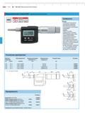 94 Микрометрическая головка 46 EX с цифровым отсчетным устройством marconnect Digimatic Особенности Функции Обнуление показаний для относительных измерений ABS (Пе Каталог MAHR 2009 Измерительный инструмент и приборы для линейно-угловых измерений Стр. 3-30