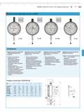 129 Аналоговые высокоточные индикаторы часового типа Mahr MarCator 810 SRM SM SB AZ Внешний вид и описание особенностей мерительного инструмента метрического и дюйм Каталог MAHR 2009 Измерительный инструмент и приборы для линейно-угловых измерений Стр. 5-21