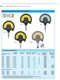 154 Измерительные головки 1002 1003 1004 SHOCK PROOF 1003T 1003XL с отсчетом по шкале Millimess Технические характеристики Метрическая система Каталог MAHR 2012 Средства измерений геометрических величин Стр. 6-12