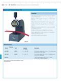 336 Mahr 9-30 MaraMeter Indicating Measuring Instruments for Outside Dimensions Dead Load Thickness Gages 57B Technical Data Order no Metric 57B-14 Каталог MAHR 2014 Измерительные инструменты и приборы для линейно-угловых измерений Стр. 9-30 ENG