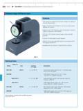 338 Mahr 9-32 MaraMeter Indicating Measuring Instruments for Outside Dimensions Thickness Gages 57B Bench Style 57B-12 Technical Data Order no Metr Каталог MAHR 2014 Измерительные инструменты и приборы для линейно-угловых измерений Стр. 9-32 ENG