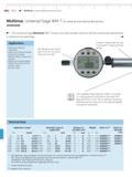 386 Mahr 10-4 Multimar Universal Measuring Instruments Multimar Universal Gage 844 T for external and internal dimensions OVERVIEW The Universal Ga Каталог MAHR 2014 Измерительные инструменты и приборы для линейно-угловых измерений Стр. 10-4 ENG