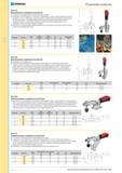 284 Вертикальное зажимное устройство с открытым зажимным рычагом и вертикальной опорой Оцинковано и пассивировано Заклепки из нержавеющей стали которые перемещ Каталог NORGAU 2014 Профессиональные инструменты и промышленное оборудование Стр. 268