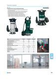 851 metabo 092 155 Погружной насос для загрязненной воды Оптимален для выкачивания осушения и перекачивания чистой или загрязненной воды Пригоден для орошения садов Каталог NORGAU 2015 Инструмент режущий измерительный слесарный Оснастка Стр. 835