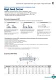 788 Сборные фрезы Korloy High feed Cutter Обработка с высокими подачами чугунов и легированных сталей Каталог KORLOY 2018 Инструмент и станочная оснастка Фрезы концевые монолитные по металлу Сверла спиральные Токарные расточные державки Цанговые патроны Стр. E357