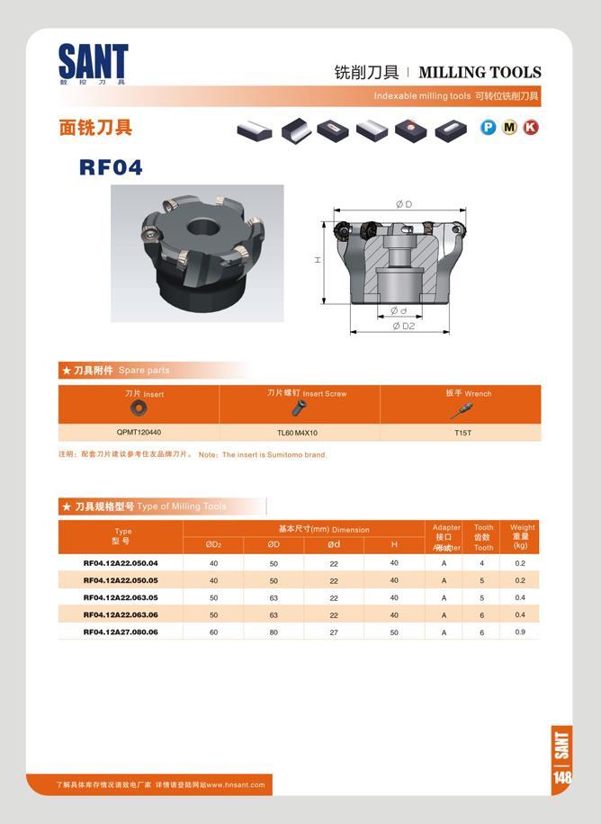 155 SANT n w 7J RF04 mu - MILLING TOOLS milling tools “J 71K Insert 77K 17 Insert Screw Wrench CD QPMitawo TL60M4X10 TI5T It : K 7JK iS r fSa 7JK- Note: The ns Каталог SANT 2016 Металлорежущий инструмент со сменными режущими пластинами Токарные резцы с СРП Расточные оправки Резьбовые державки Торцевые фрезы Корпусные сверла Стр. 149
