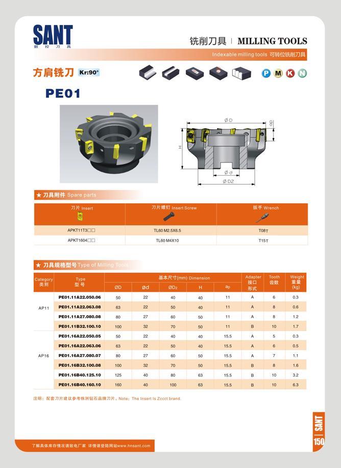157 SANT n w 7J JjMWtTJ Kr;90‘ PE01 mu - MILLING TOOLS milling tools BJRC28WJ7DR 7) insert s PKTiiT3aa Type 00 0d Dimension 0D H ap Adapter Tooth tttt Weight ( Каталог SANT 2016 Металлорежущий инструмент со сменными режущими пластинами Токарные резцы с СРП Расточные оправки Резьбовые державки Торцевые фрезы Корпусные сверла Стр. 151