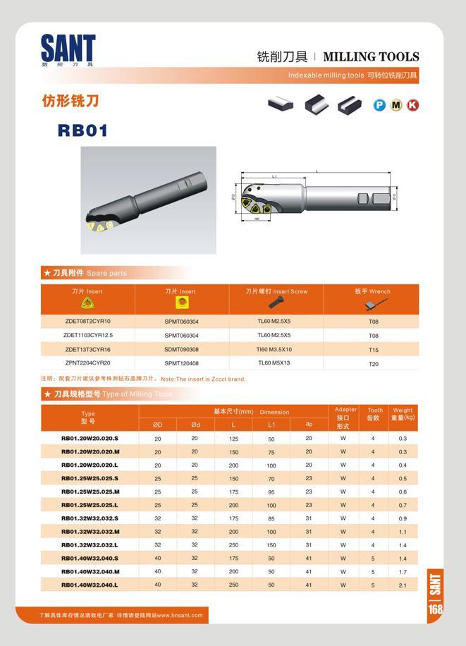 175 SANT n w 7J tt &71 RB01 mu - MILLING TOOLS snaatBHaii 7 Rwm 71K Insert & 7J>5 Insert Itt Insert Screw H ZDET06T2CYR10 SPMT06GW4 TL60M2 5X5 Toe ZDET1103CYR1 Каталог SANT 2016 Металлорежущий инструмент со сменными режущими пластинами Токарные резцы с СРП Расточные оправки Резьбовые державки Торцевые фрезы Корпусные сверла Стр. 169