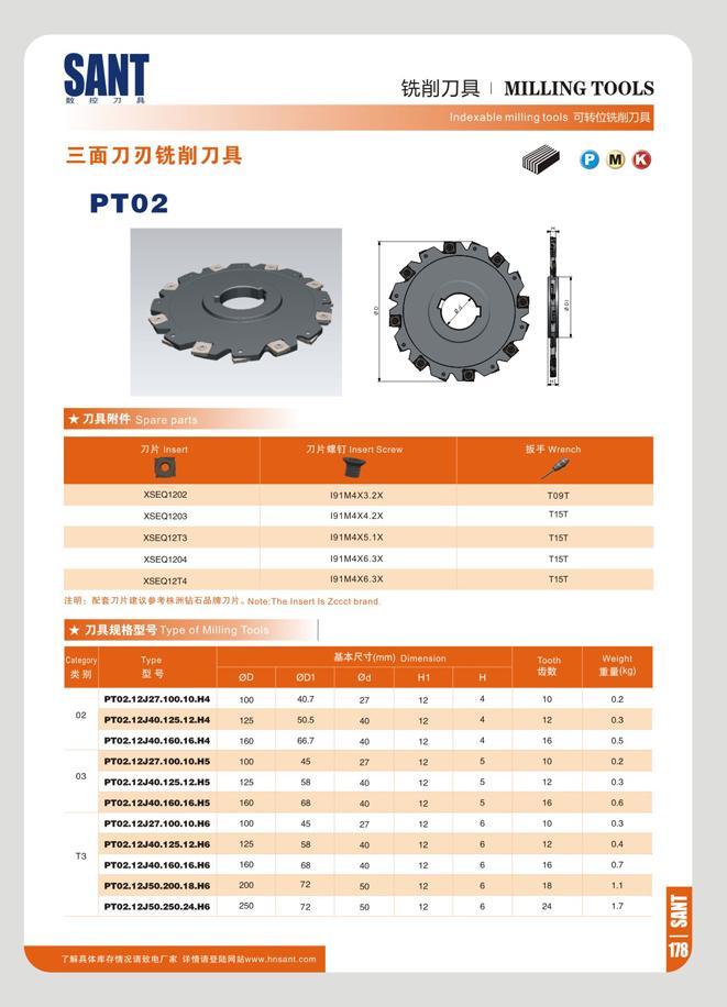 185 SANT irnji: MILLING TOOLS PT02 I91M4X3 2X I91M4X4 2X I91M4X5 1X I91M4X6 3X I91M4X6 3X itm- K 7mttS H WKeaW7)K<, Note The ln ertlsZceclbrand gt lXU-LIJBHBII Каталог SANT 2016 Металлорежущий инструмент со сменными режущими пластинами Токарные резцы с СРП Расточные оправки Резьбовые державки Торцевые фрезы Корпусные сверла Стр. 179