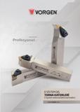 9 Vorgen D SİSTEM DIS TORNA KATERLERİ D System external lathe tool holders The red power for m the-professionals Profesyoneller rmızı Güç n Каталог VORGEN 2018 Станочный инструмент с режущими сменными пластинами Токарные резцы Расточные державки и оправки Фрезы концевые и насадные с СРП Сверла Стр. 9