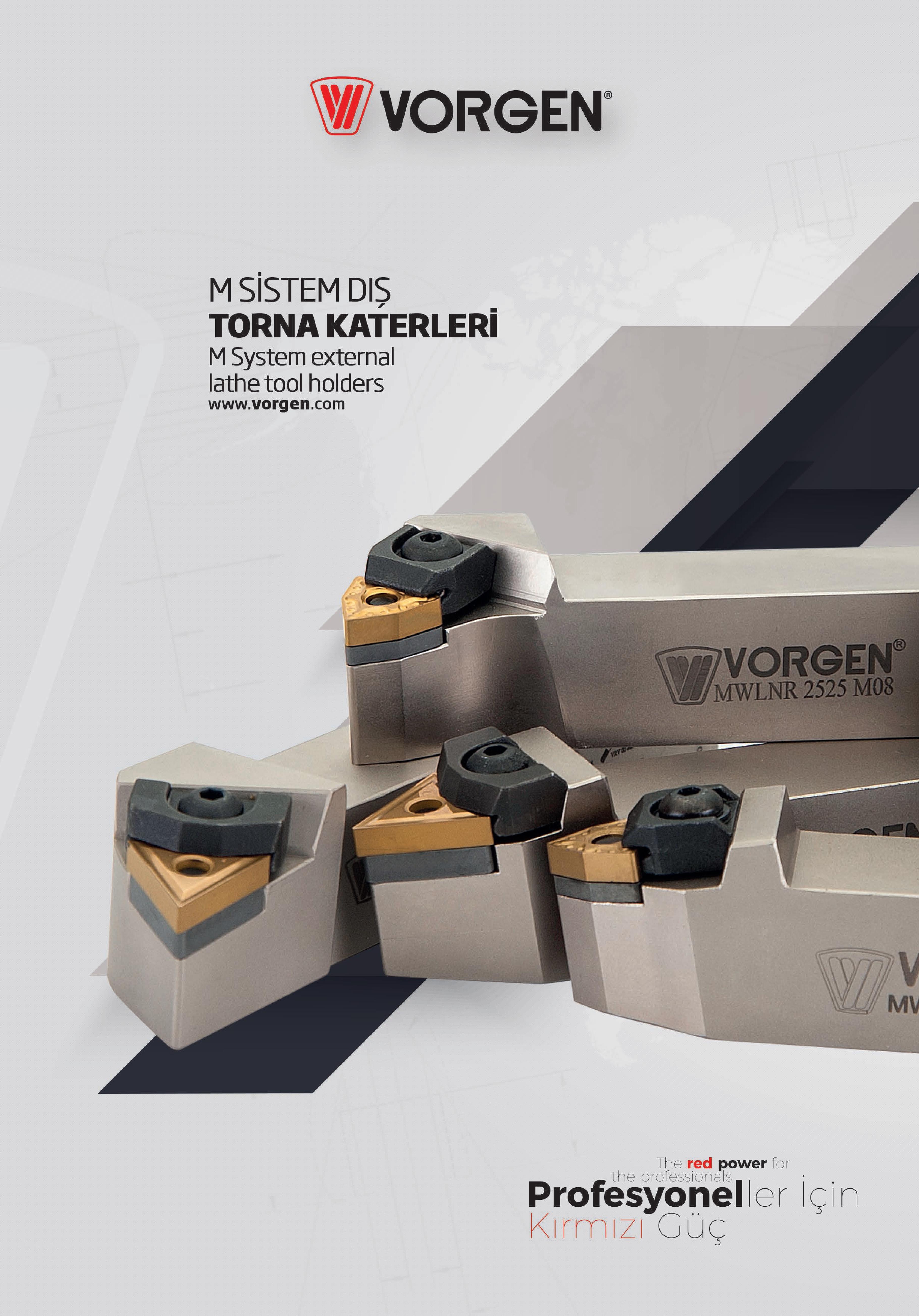 19 Vorgen M SİSTEM DIS TORNA KAT ERLERİ M System external lathe tool holders MWLNR 2525 M08 : The red power Fo r m the profess i o n a I s Profesyoneller İç Каталог VORGEN 2018 Станочный инструмент с режущими сменными пластинами Токарные резцы Расточные державки и оправки Фрезы концевые и насадные с СРП Сверла Стр. 19
