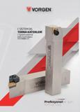 22 Vorgen :< The red power for the professionals- Profesyoneller İçin Kırmızı Güç C SİSTEM DIS TORNA KATERLERİ C System external lathe tool holders Каталог VORGEN 2018 Станочный инструмент с режущими сменными пластинами Токарные резцы Расточные державки и оправки Фрезы концевые и насадные с СРП Сверла Стр. 22
