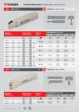 36 S SİSTEM DIŞ TORNA KATERLERİ / S SYSTEM EXTERNAL LATHE TOOL HOLDERS SRDCN ÜRÜN/PRODUCT TEKNİK ÇİZİM / TECNHICAL DRAWING TAKIM KODU ORDERING CODE Код для Каталог VORGEN 2018 Станочный инструмент с режущими сменными пластинами Токарные резцы Расточные державки и оправки Фрезы концевые и насадные с СРП Сверла Стр. 36
