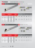 46 Vorgen D SİSTEM DELİK TORNA KATERLERİ / D SYSTEM BORING BARS DSKNR ÜRÜN/PRODUCT 75° M TEKNİK ÇİZİM / TECNHICAL DRAWING TAKIM KODU KATER ÖLÇÜLERİ KESİCİ U Каталог VORGEN 2018 Станочный инструмент с режущими сменными пластинами Токарные резцы Расточные державки и оправки Фрезы концевые и насадные с СРП Сверла Стр. 46