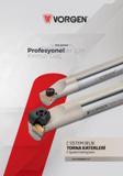 52 Vorgen The red power for m th e profess i o n a I s , Profesyoneller İçin Kırmızı Güç C SİSTEM DELİK TORNA KATERLERİ C System boring bars Каталог VORGEN 2018 Станочный инструмент с режущими сменными пластинами Токарные резцы Расточные державки и оправки Фрезы концевые и насадные с СРП Сверла Стр. 52