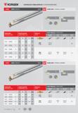 59 Vorgen SVQBR ÜRÜN/PRODUCT S SİSTEM DELİK TORNA KATERLERI / S SYSTEM BORING BARS TEKNİK ÇİZİM / TECNHICAL DRAWING TAKIM KODU KATER ÖLÇÜLERİ YEDEK PARÇALAR Каталог VORGEN 2018 Станочный инструмент с режущими сменными пластинами Токарные резцы Расточные державки и оправки Фрезы концевые и насадные с СРП Сверла Стр. 59