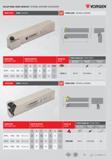81 DIŞ ÇAP KANAL AÇMA TAKIMLARI / EXTERNAL GROOVING TOOLHOLDERS Vorgen BKTR/154 91 ÜRÜN/ PRODUCT TEKNİK ÇİZİM / TECNHICAL DRAWING = =T TAKIM KODU ORDERING C Каталог VORGEN 2018 Станочный инструмент с режущими сменными пластинами Токарные резцы Расточные державки и оправки Фрезы концевые и насадные с СРП Сверла Стр. 81