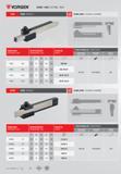 82 WVORGEN- KESME - PASO / CUTTING - PASS ÜRÜN/PRODUCT TEKNİK ÇİZİM / TECNHICAL DRAWING % r TAKIM KODL KATER ÖLÇÜLERİ KESİCİ UÇ YEDEK PARÇALAR / SPARE PARTS Каталог VORGEN 2018 Станочный инструмент с режущими сменными пластинами Токарные резцы Расточные державки и оправки Фрезы концевые и насадные с СРП Сверла Стр. 82