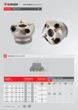 96 Насадные торцевые фрезы Vorgen VRF75 с позитивными квадратными режущими пластинами из твердого сплава Фрезерный инструмент из Турции для фрезерования пло Каталог VORGEN 2018 Станочный инструмент с режущими сменными пластинами Токарные резцы Расточные державки и оправки Фрезы концевые и насадные с СРП Сверла Стр. 96