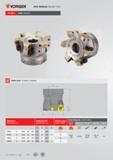 104 FREZE TAKIMLARI / MILLING TOOLS VRFWD13 ÜRÜN/PRODUCT TEKNİK ÇİZİM / TECNHICAL DRAWING TAKIM KODU TAKIM ÖLÇÜLERİ KESİCİ UÇ ADET YEDEK PARÇALAR / SPARE PAR Каталог VORGEN 2018 Станочный инструмент с режущими сменными пластинами Токарные резцы Расточные державки и оправки Фрезы концевые и насадные с СРП Сверла Стр. 104