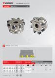 116 Vorgen FREZE TAKIMLARI / MILLING TOOLS VRF90 LNGX13 URUN / PRODUCT TEKNİK ÇİZİM / TECNHICAL DRAWING TAKIM KODU TAKIM ÖLÇÜLERİ KESİCİ UÇ ADET YEDEK PARÇAL Каталог VORGEN 2018 Станочный инструмент с режущими сменными пластинами Токарные резцы Расточные державки и оправки Фрезы концевые и насадные с СРП Сверла Стр. 116