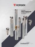 121 Vorgen The red power for the professionals Profesyonel er İçin Kırmızı Güç Каталог VORGEN 2018 Станочный инструмент с режущими сменными пластинами Токарные резцы Расточные державки и оправки Фрезы концевые и насадные с СРП Сверла Стр. 121