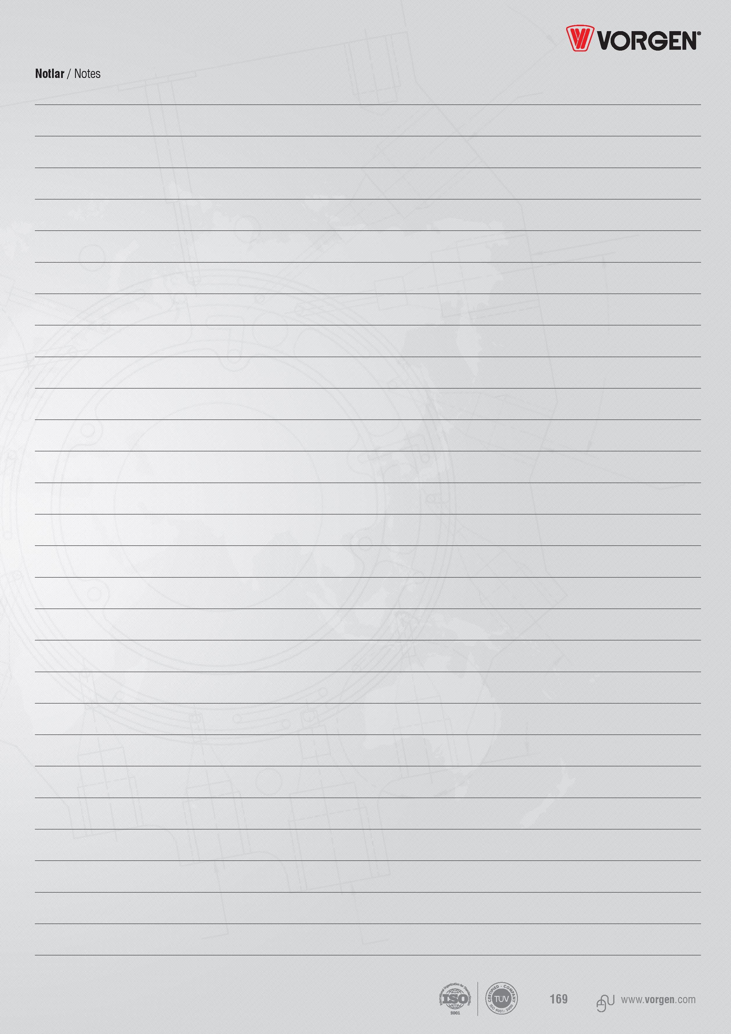 166 VORGEN Notlar / Notes Каталог VORGEN 2018 Станочный инструмент с режущими сменными пластинами Токарные резцы Расточные державки и оправки Фрезы концевые и насадные с СРП Сверла Стр. 166