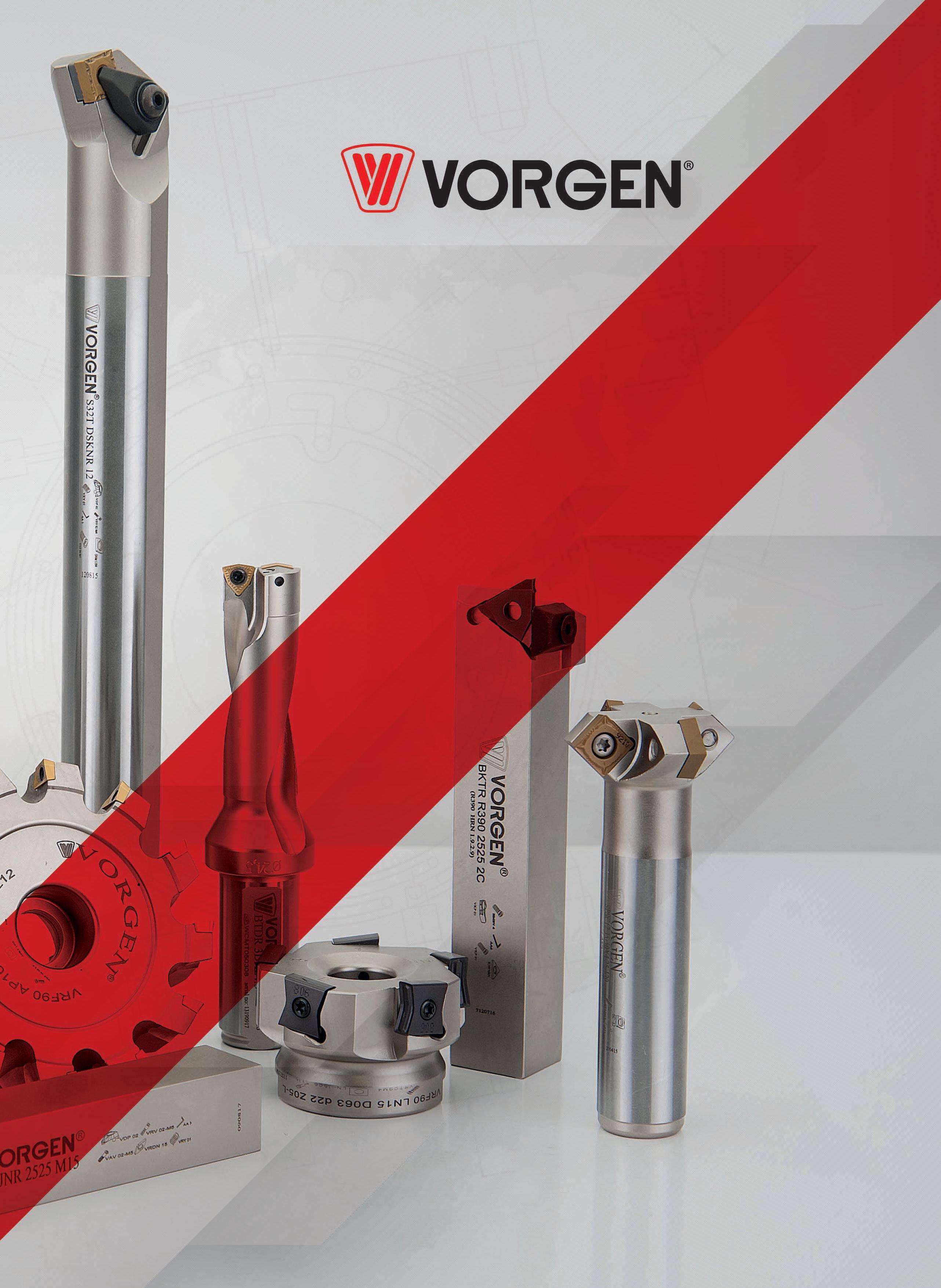 168 Vorgen Каталог VORGEN 2018 Станочный инструмент с режущими сменными пластинами Токарные резцы Расточные державки и оправки Фрезы концевые и насадные с СРП Сверла Стр. 168