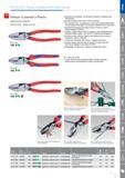 27 Клещи Knipex Linemans Pliers американская модель DIN ISO 5746 ASMEB107 20 массивная конструкция для больших нагрузок универсальное применение высокая передача усилия Каталог KNIPEX 2014 Профессиональный ручной инструмент для удаления изоляции Плоскогубцы Кусачки Ножницы Клещи Бокорезы Стр. 27