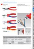 51 Круглогубцы Knipex DIN ISO 5745 для выгибания проволочных петель круглые короткие губки тонко отшлифованные хромованадиевая электросталь кованая закалённая в масле Н Каталог KNIPEX 2014 Профессиональный ручной инструмент для удаления изоляции Плоскогубцы Кусачки Ножницы Клещи Бокорезы Стр. 51