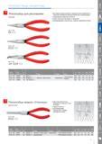 55 Плоскогубцы для регулировки Knipex DIN 5235 для захвата мелких деталеи и проволоки малых диаметров для изгибания контактных лепестков и контактов реле полированные з Каталог KNIPEX 2014 Профессиональный ручной инструмент для удаления изоляции Плоскогубцы Кусачки Ножницы Клещи Бокорезы Стр. 55