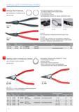 68 Клещи монтажные Knipex DIN ISO 5743 для монтажа пружинных и стопорных колец не имеющих отверстий для установки щипцов для стопорения валов с раскрывающей пружиной хр Каталог KNIPEX 2014 Профессиональный ручной инструмент для удаления изоляции Плоскогубцы Кусачки Ножницы Клещи Бокорезы Стр. 68