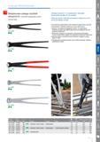 77 Вязальные клещи Knipex особой мощности с высокой передачей усилия DIN ISO 9242 Экономия усилий 25 % по сравнению с обычными клещами того же размера также для связки Каталог KNIPEX 2014 Профессиональный ручной инструмент для удаления изоляции Плоскогубцы Кусачки Ножницы Клещи Бокорезы Стр. 77