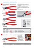 80 Кусачки боковые для пластмассы Knipex DIN ISO 5743 с плоскошлифованной поверхностью режущей кромки для обрезки заподлицо набрызганных частиц пластмассы и остатков ли Каталог KNIPEX 2014 Профессиональный ручной инструмент для удаления изоляции Плоскогубцы Кусачки Ножницы Клещи Бокорезы Стр. 80