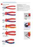 82 Кусачки боковые Knipex DIN ISO 5749 1000V абсолютно необходимые для разнообразных работ высококачественный материал и прецизионная обработка для длительного срока сл Каталог KNIPEX 2014 Профессиональный ручной инструмент для удаления изоляции Плоскогубцы Кусачки Ножницы Клещи Бокорезы Стр. 82