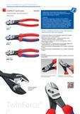 88 Боковые кусачки KNIPEX TwinForce способны справиться даже с проволокой толщиной 4 мм без лишних усилий всего за 2-3 процедуры дополнительной установки проволоки в пр Каталог KNIPEX 2014 Профессиональный ручной инструмент для удаления изоляции Плоскогубцы Кусачки Ножницы Клещи Бокорезы Стр. 88