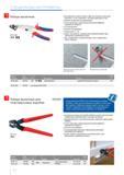 122 Клещи высечные Knipex для резания листового железа меди или алюминия толщиной максимум 12 мм пластмассы толщиной максимум 20 мм резание материалов без деформации чис Каталог KNIPEX 2014 Профессиональный ручной инструмент для удаления изоляции Плоскогубцы Кусачки Ножницы Клещи Бокорезы Стр. 122
