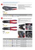 144 Клещи Knipex для опрессовки для резки кабелей удаления изоляции с проводов и опрессовки изолированных и неизолированных кабельных наконечников и штекеров с режущими Каталог KNIPEX 2014 Профессиональный ручной инструмент для удаления изоляции Плоскогубцы Кусачки Ножницы Клещи Бокорезы Стр. 144