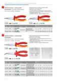 176 Плоскогубцы радиомонтажные Knipex DIN ISO 5745 IEC 60900 DIN EN 60900 1000V предназначены для точных работ по захвату и резке заостренные плоско-круглые губцы захват Каталог KNIPEX 2014 Профессиональный ручной инструмент для удаления изоляции Плоскогубцы Кусачки Ножницы Клещи Бокорезы Стр. 176