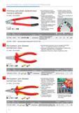 186 Ножницы Knipex для проволочных тросов и круглых железных профилей для медных и алюминиевых кабелей IEC 60900 DIN EN 60900 1000V Подходит для отделения частей наружно Каталог KNIPEX 2014 Профессиональный ручной инструмент для удаления изоляции Плоскогубцы Кусачки Ножницы Клещи Бокорезы Стр. 186