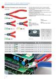 210 Кусачки боковые Knipex для электроники DIN ISO 9654 Винтовой шарнир для высокой точности и больших нагрузок для самых тонких монтажных работ в электронике и точной м Каталог KNIPEX 2014 Профессиональный ручной инструмент для удаления изоляции Плоскогубцы Кусачки Ножницы Клещи Бокорезы Стр. 210
